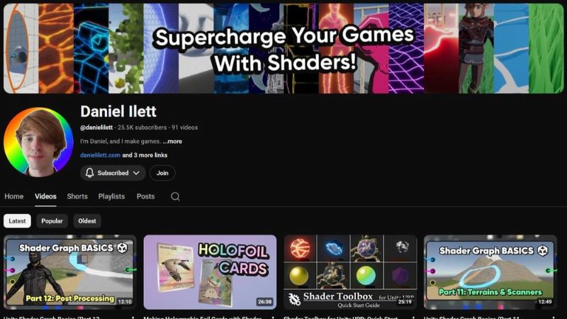 Daniel Ilett YouTube channel