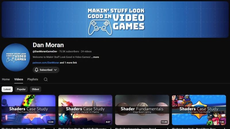 Dan Moran YouTube channel