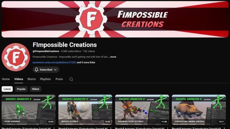 FImpossible Creations YouTube channel
