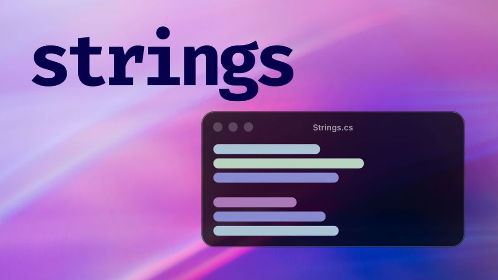 A Game Developer's Guide to Strings in C#